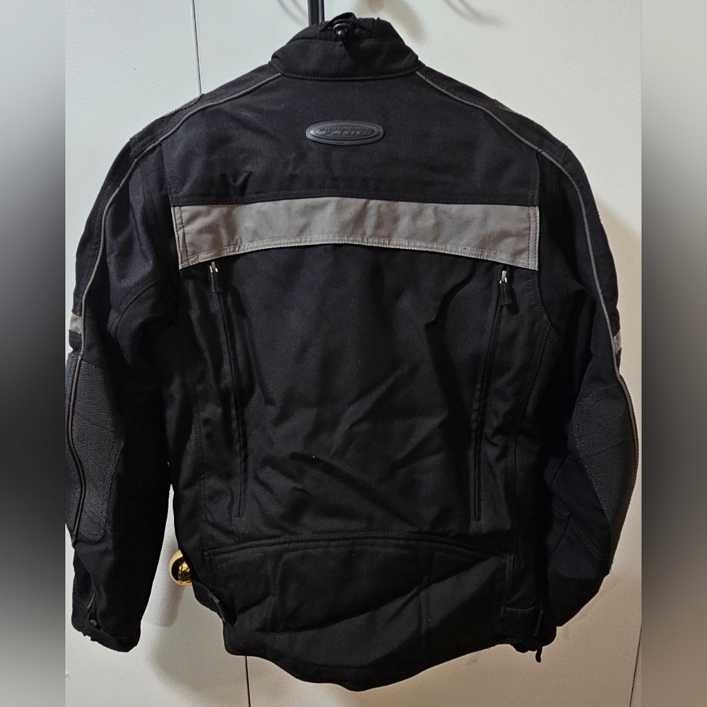 Harley Davidson Men's FXRG Textile Motorcycle Jacket Black Size Small - Picture 7 of 12